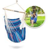 FABRIC HAMMOCK CHAIR- AMERICA'S CUP STRIPE